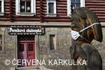 Ježibaba s rouškou