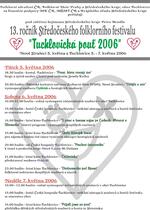 Středočeský folklorní festival Tuchlovice