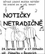 Notičky, dětská lidová muzika